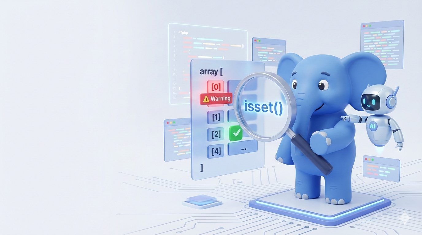 【PHP8.x環境】Warning: Undefined array key 0〜が出てしまう件は、isset() 関数を使用して要素が存在するかを事前に確認してから処理をする